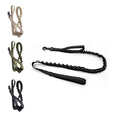 China Premium Retractable Slip Rope Adjustable Small Pet Dog Cotton Collar Padded Military Military Leash One for sale