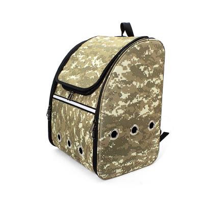 China Puppy Cat Pet Carrier Bag Travel Viable Outdoor Breathable Portable Backpack for sale