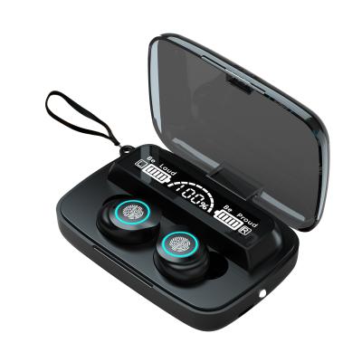 China B 5.1 M17 Stereo Wireless Touch Control In-Ear Wireless Headsets Earbuds With 2000mAh LED Display Charging Case for sale