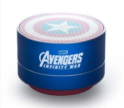 China 2021 Trend Marvel Avengers BT Speaker Captain America Wireless Sound Box for sale