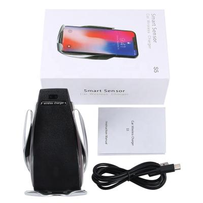 China Mobile Phone Charging 2019 Hot Selling Penguin S5 Infrared Wireless Charger Smart Car Auto Fast Fast Wireless Charger For Phone for sale