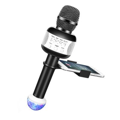 China Premium Quality Handheld Microphone Wireless Handheld Microphone UHF Neck With USB Light For Karaoke KTV/Birthday Party/Performance for sale