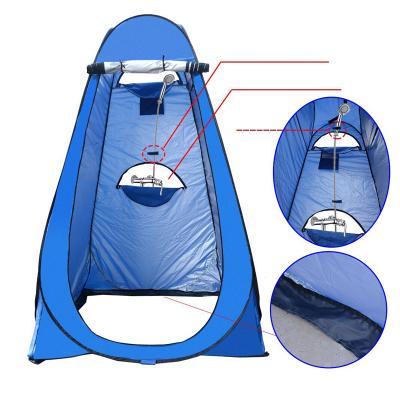 China Safety.wind resistant and rain 2021 Easy Install Wind Resistant and Multifunctional Single Hanging Outdoor Rain Curtain Bath Tent for sale