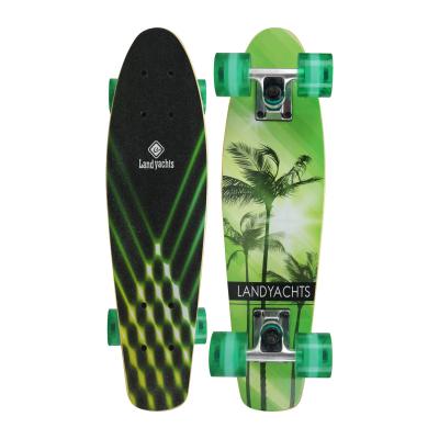 China Youth 7 Ply Maple Wood Aluminum Magnesium Alloy Magnesium Alloy Truck Pro Cruiser Skateboard Fish Skateboard For Kid for sale