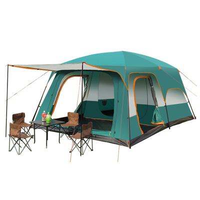 China New Arrival Multifunctional Durable Tested 8-12 Person Polyester Fabrics Uvioresistant Outdoor Camping Tents for sale