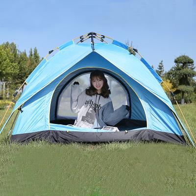 China Quick Freeze Safety.Water-proof Direct Supplier Durable Quality Up Weather Proof Two Door 3-4 Person Park Outdoor Camping Tents for sale