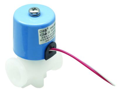 China Household CNKB FPD-90Z-DC24V PP Material NPT1/4 Female Thread Food Grade Direct Acting Solenoid Valve for sale