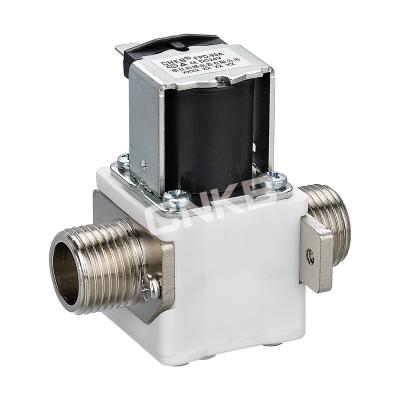 China Hotel G1/2 Male Thread Connection High Temperature Brass Water Solenoid Valve For Solar Heater for sale