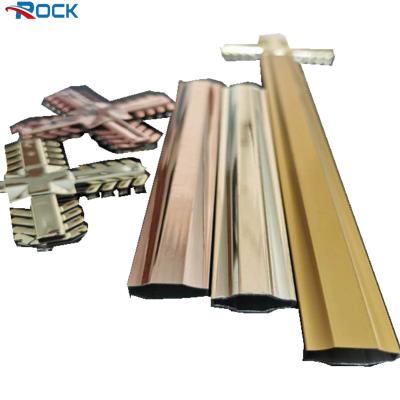 China Aluminum Golden Internal Georgian Bar Windows 8*18mm for sale