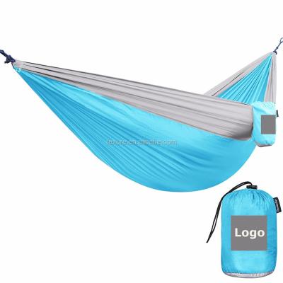 China Lightweight Double Parachute Nylon Hammock For Camping 210T Lightweight Double Parachute Nylon Hammock For Camping, Hiking, Outdoor for sale