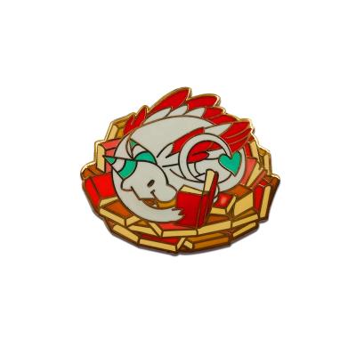 China Other Manufacturer Cute Animal Cartoon Hard Enamel Pin Metal Pin Hard Plated Pin for sale