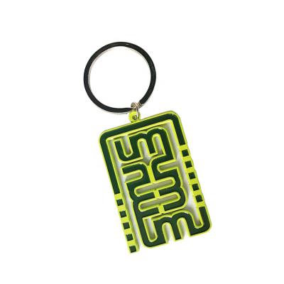 China Key Rack OEM Design Form Key Rings Custom Metal Stainless Steel Chain Ring for sale