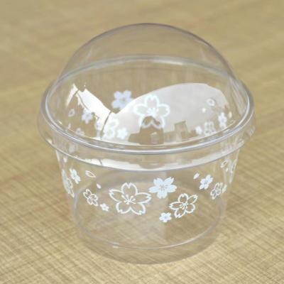 China Single wall plastic containers with lids for sale