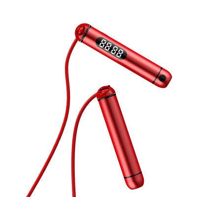 China Adjustable Aluminum Handle Jump Rope Fitness Exercise Fitness Smart Jump Rope With App for sale