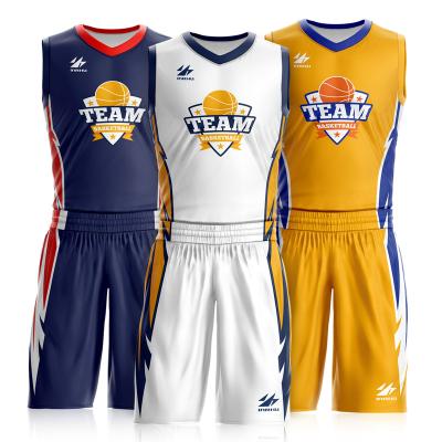 China Breathable Fashionable Fast Shipping Shirts Wear For Men Basketball Uniform for sale