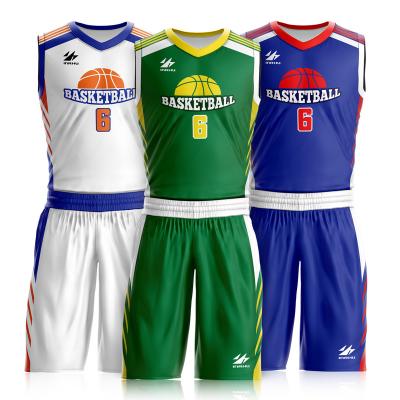 China Breathable Custom Quick Drying Training Wear Kids Jersey Design Gray Basketball Uniforms for sale