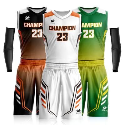 China Breathable Reversible Wholesale Reversible Basketball Uniforms Wholesale Men's Wear Basketball Factory Supply Uniform Black Color for sale