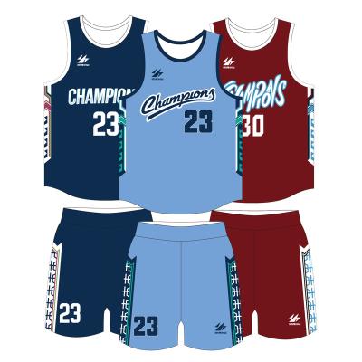 China Custom Team Polyester Cheap Color Breathable Men's Basketball Wear Cheap Customized Basketball Tank Top for sale