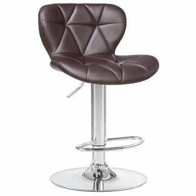 China Eco-friendly Adjustable high bar stool Pu leather seat for cafe bar chair for sale