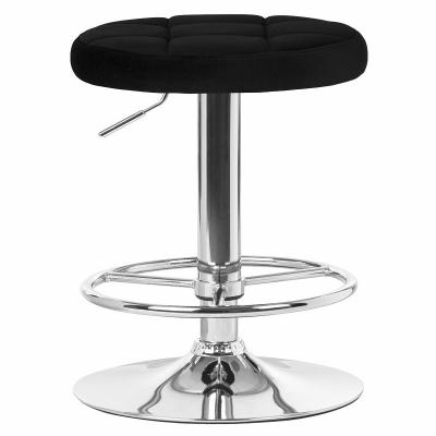 China Eco-friendly Factory Wholesale Salon Lift Bar Stool 360-Degree Swivel Leather Cushion Counter Height Bar Stool for sale