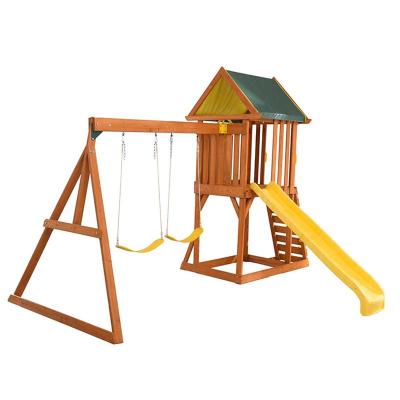 China Yard Swing and Slide Set Easily Assembled Slide and Swing Happy Baby Outdoor Multifunctional Slide with Swing for Kids for sale