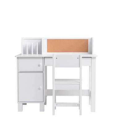 China 2021 hot sale children's wood study desk and chair for sale