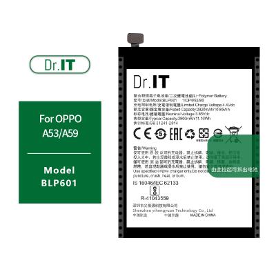 China Mobile Cell Phone Dr. IT Replacement Phone Oppo Battery For Oppo A53 A59 OEM 0 Cycle Internal 4.35v 2820mah for sale