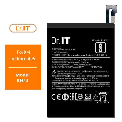 China Mobile Phone Dr. IT High Quality Li-ion Polymer Battery For Xiaomi Battery 0 Cycle For Xiaomi Redmi Note5 Battery for sale