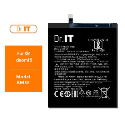 China Mobile phone Dr. IT 3.85v lithium Ion Battery BM3E battery for xiaomi8 XM8 lithium battery for sale