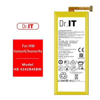 China Mobile Phone Dr.IT 3000mah HB4242B4EBW Battery Cell Mobile Phone Battery For Huawei Honor6 Honor4x Battery for sale