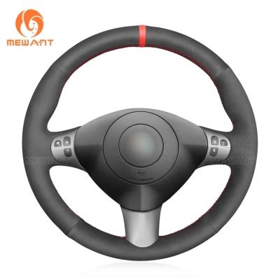 China Cubierta del volante del automóvil de fibra de carbono PU negro para Alfa Romeo 147 GT 2004-2010 en venta