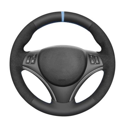 China BMW 1Series 3 series X1 M3 2007-2011 Soft Suede Genuine Leather Steering Wheel Cover for sale