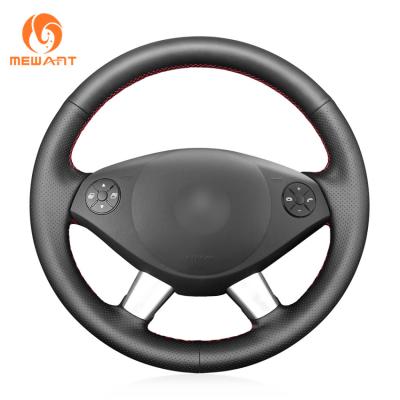 China Hand Sewing Genuine Leather Steering Wheel Cover for Mercedes-Benz W639 Viano Vito Valente for sale