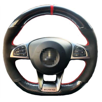 China Mercedes Benz A45 AMG 2016-2018 C43 63 AMG CLA 45 2015-2018 CLS 63 AMG Steering Wheel Cover for sale