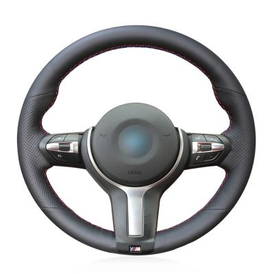 China PU Leather Car Steering Wheel Cover for BMW M3 E36 E46 E90 E92 E93 F80 M4 F82 F83 F10 for sale