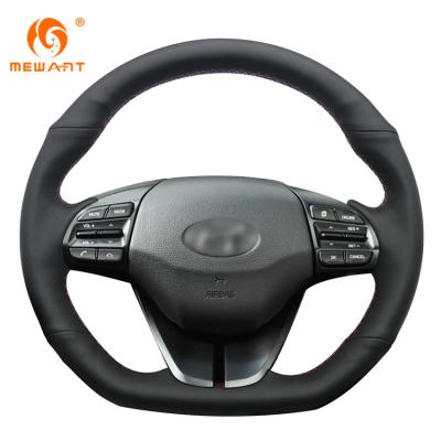 China Personalized Hand Sewing Steering Wheel Cover for Hyundai 4 Ioniq 2016 2017 2018 2019 for sale