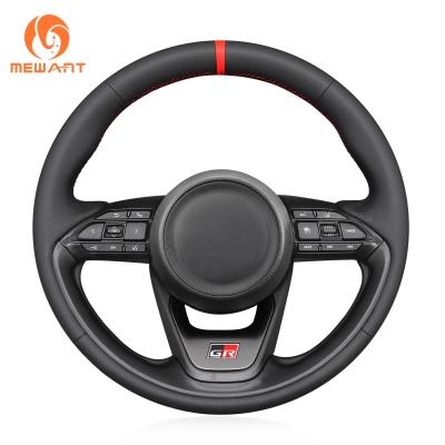 Chine Enveloppe de volant en cuir végétalien gris personnalisée pour Toyota Yaris Cross GR 2023-2024 à vendre