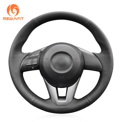 China Capa de couro do volante para Mazda 3 Axela 6 Atenza 2 CX-3 CX3 CX-5 CX5 2013-2017 à venda