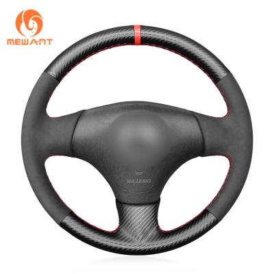 China Capa do volante de micro fibra de carbono costurada à mão para Mazda Protege5 2002-2003 à venda