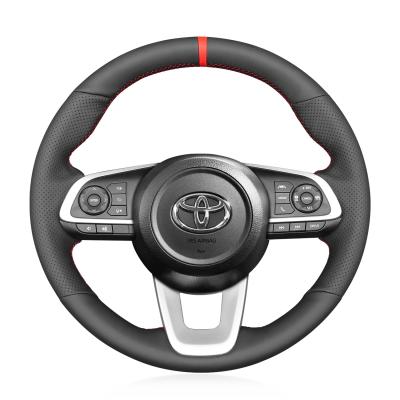 Chine 2020-2023 Toyota Raize Yaris personnalisé Couverture du volant en cuir authentique 20*15*7cm à vendre