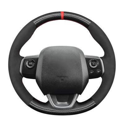 China Cubierta del volante de color de hilo personalizado para Toyota Sienta 2015-2024 Rueda de 3 rayos en venta