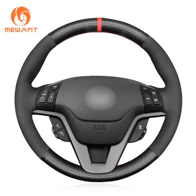 中国 人工皮 オレンジ色のホンダCR-V CRV 2007 2008 2009 2010 2011用の方向盤カバー 販売のため