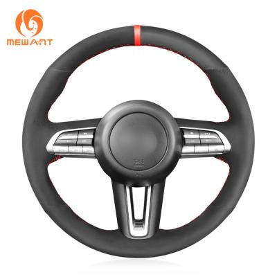 Chine Couverture de volant en suède douce cousue à la main pour Mazda CX-30 CX30 Mazda 3 Axela 2019-2020 à vendre