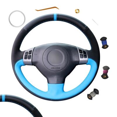 China Custom DIY Hand Sewing Leather Steering Wheel Cover for Suzuki SX4 for Suzuki Alto for Suzuki Swift for sale