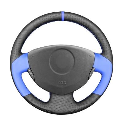 China MEWANT For Renault Clio 2 Twingo 2 Logan 1Sandero 1 New Fashion Fashion Automobile Vehicles Steering Wheel Cover Pu Leather for sale