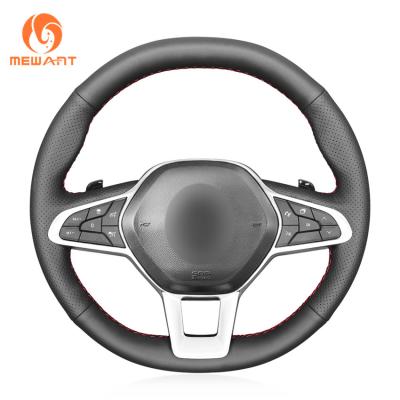 China Hand Stitching Steering Wheel Cover For Renault Clio 5 (V) 2019-2020 Captur 2 2020 Zoe 2020 for sale