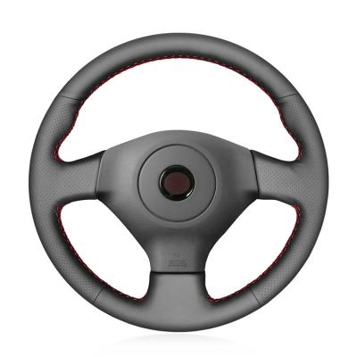 China Hand Stitched Artificial Leather Steering Wheel Cover for Subaru Impreza WRX STI II 2005-2007 for sale