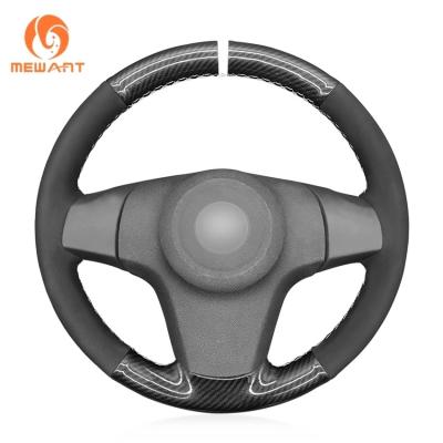 China Mewant Hand-Sew Suede Carbon Fiber Car Steering Wheel Cover Wrap voor Chevrolet Niva 2009-2020 voor Vauxhall Corsa (D) 2006 -2015 Te koop