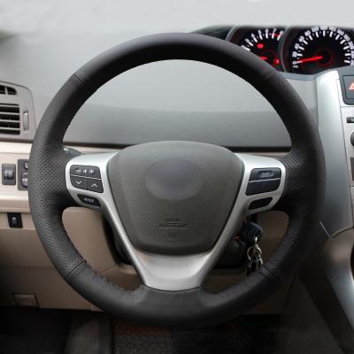 China For Toyota Verso for Toyota EZ  for Toyota Avensis Custom Hand Sewing Interior Accessories Steering wheel covers for sale