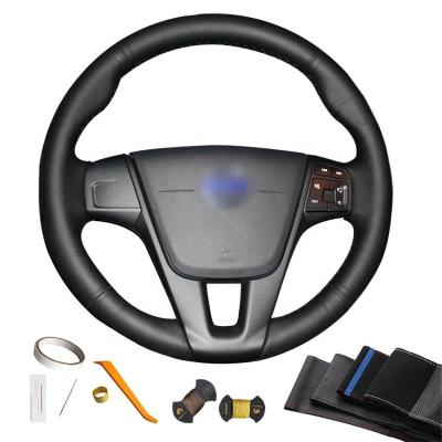 China China Manufacturer Customized Hand Sewing Steering Wheel Cover para Volvo S60 para Volvo V40 para Volvo V60 à venda